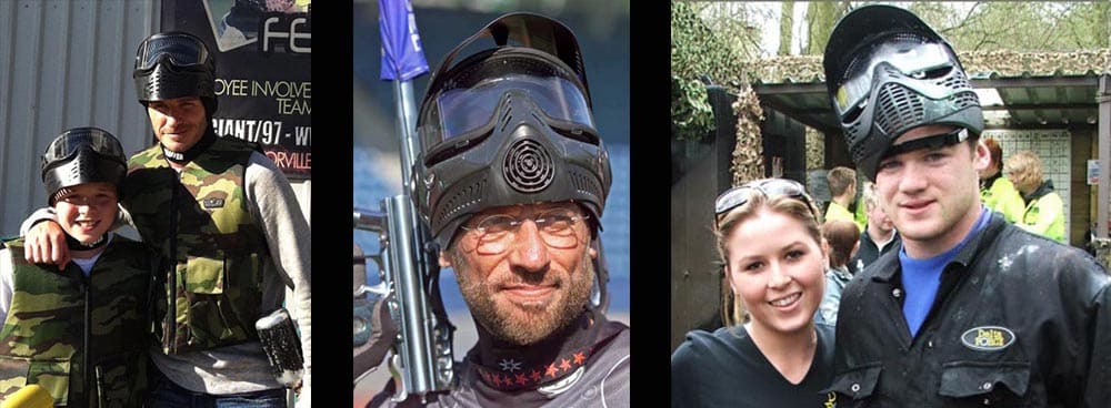 Celebrities who play paintball