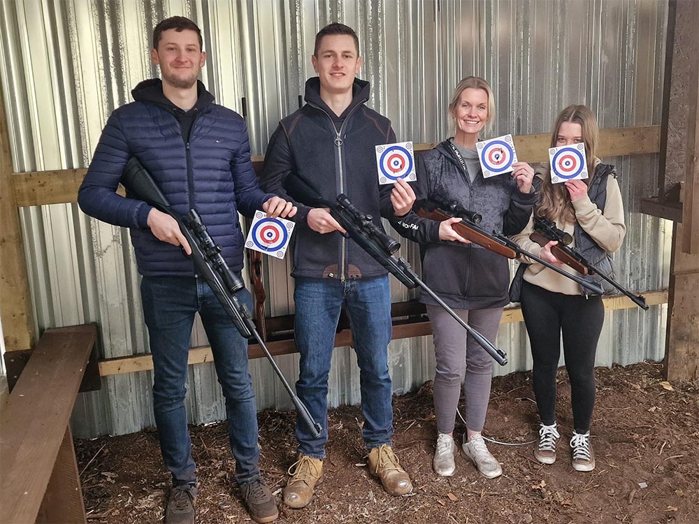 Target air rifle shooting