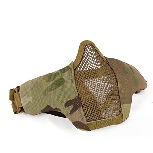 GES Airsoft Tactical Half Face Mask Camo - Yorkshire Outdoor Activity Park