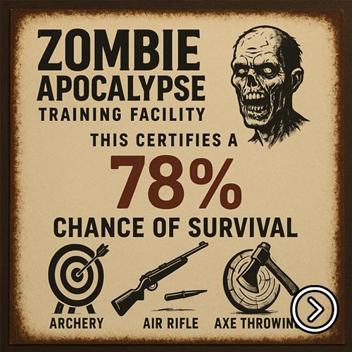 Zombie Apocalypse Training Facility at the Yorkshire Outdoor Activity Park between York and Selby