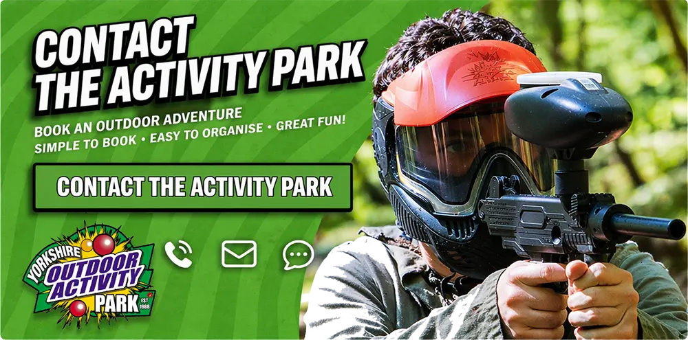 Yorkshire Outdoor Activity PArk Contact Button