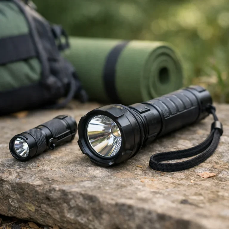 Two unbranded torches shown side by side on a neutral surface